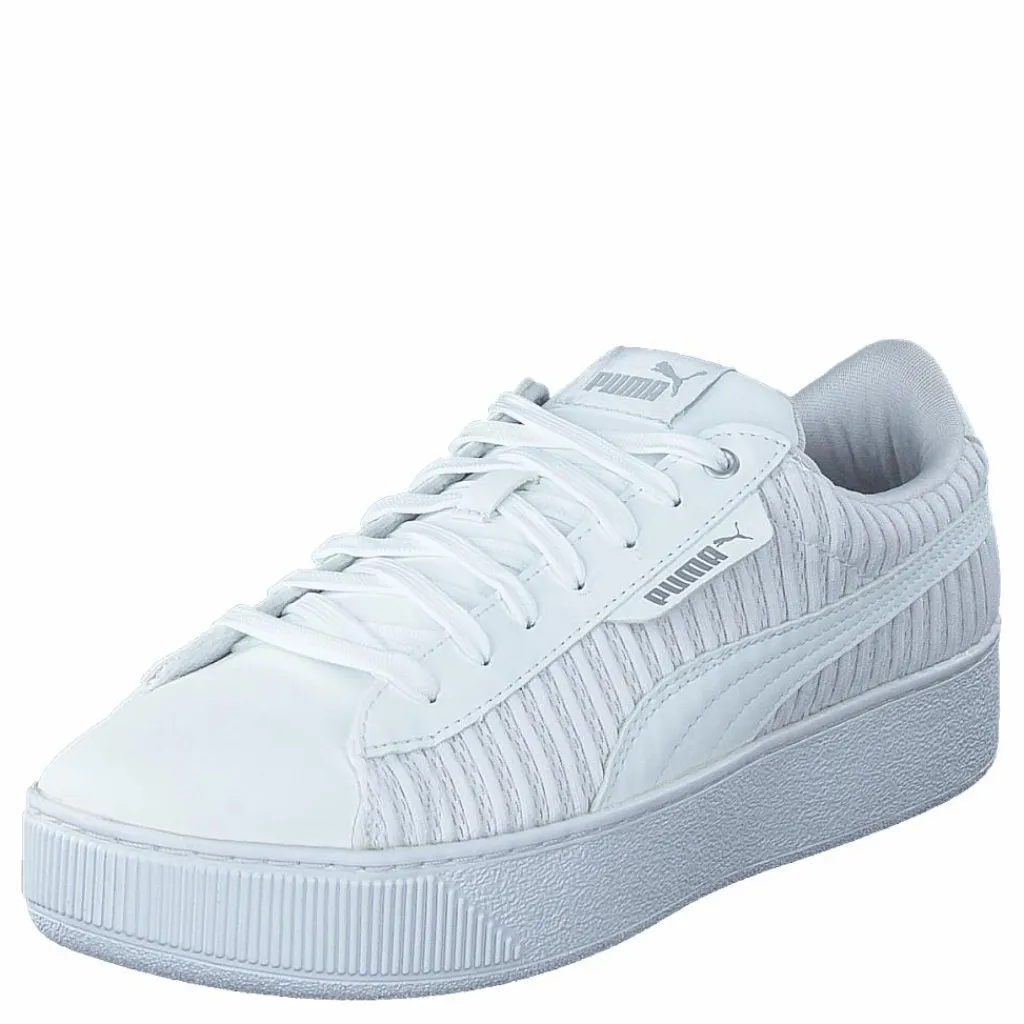 Puma Vikky Platform Ep Q2 White- White Vit Discount