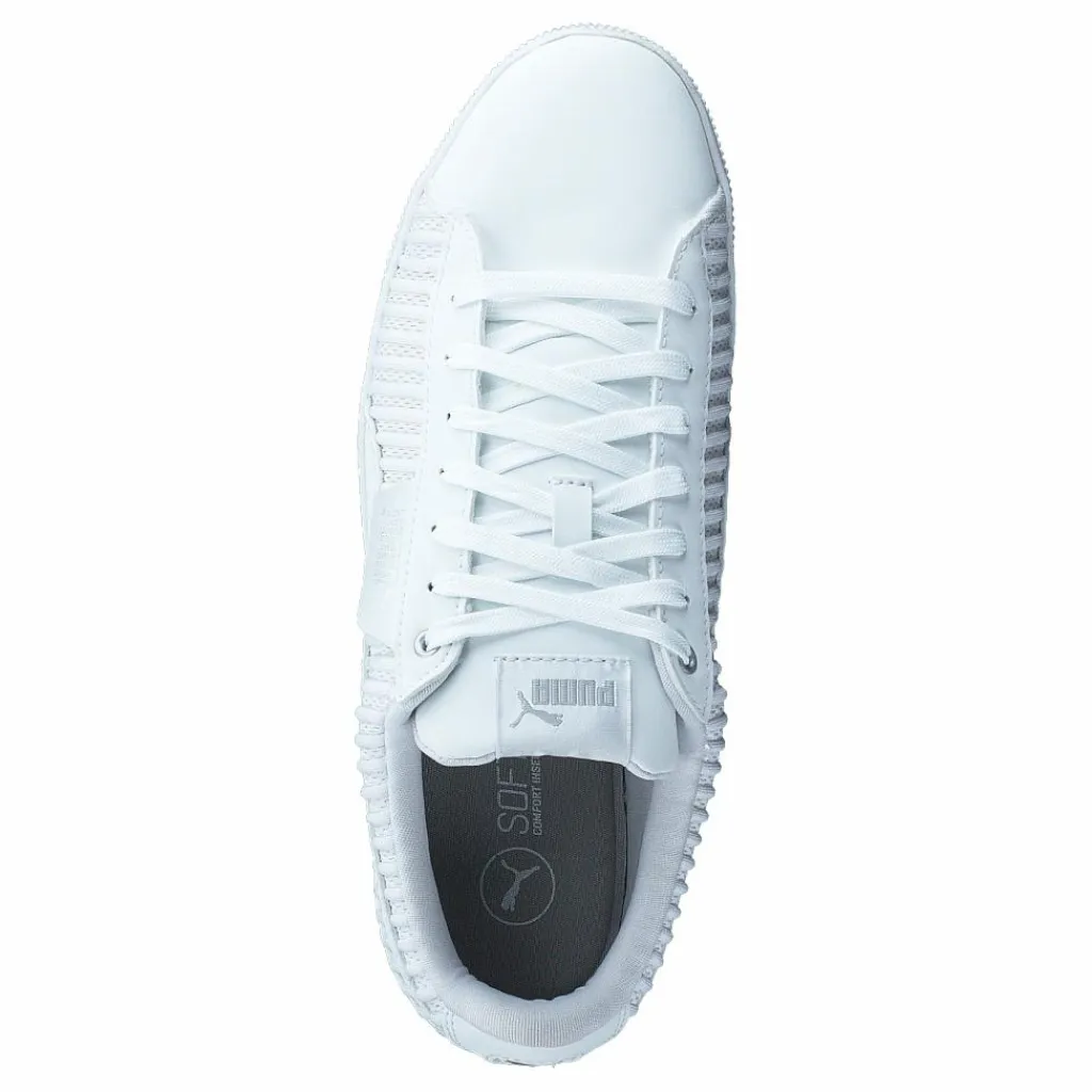 Puma Vikky Platform Ep Q2 White- White Vit Discount