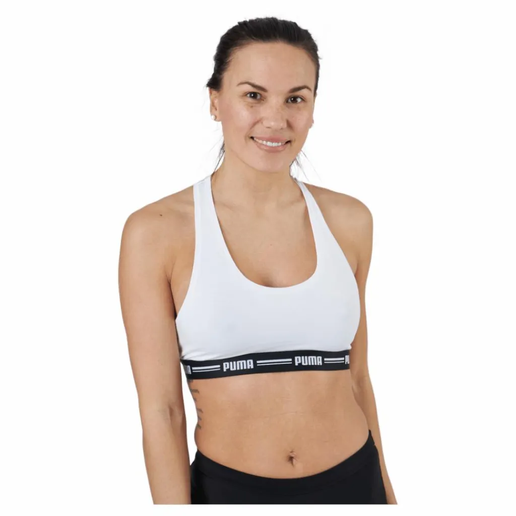 Puma Women Racer Back Top 1p H White Vit Discount