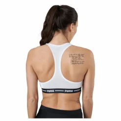 Puma Women Racer Back Top 1p H White Vit Discount