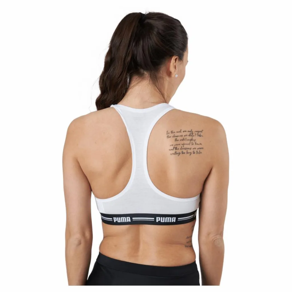 Puma Women Racer Back Top 1p H White Vit Discount