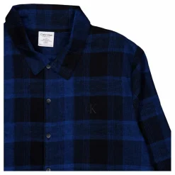 Pure Flannel L/s Button Down Black*Calvin Klein
