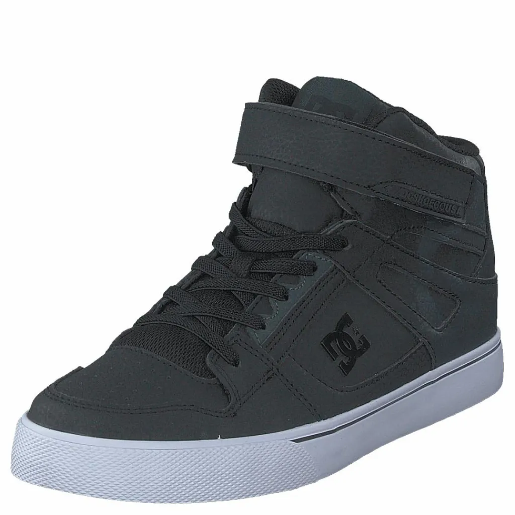 DC Shoes Pure High-top Se Ev Sn Black/white/black Svart Outlet