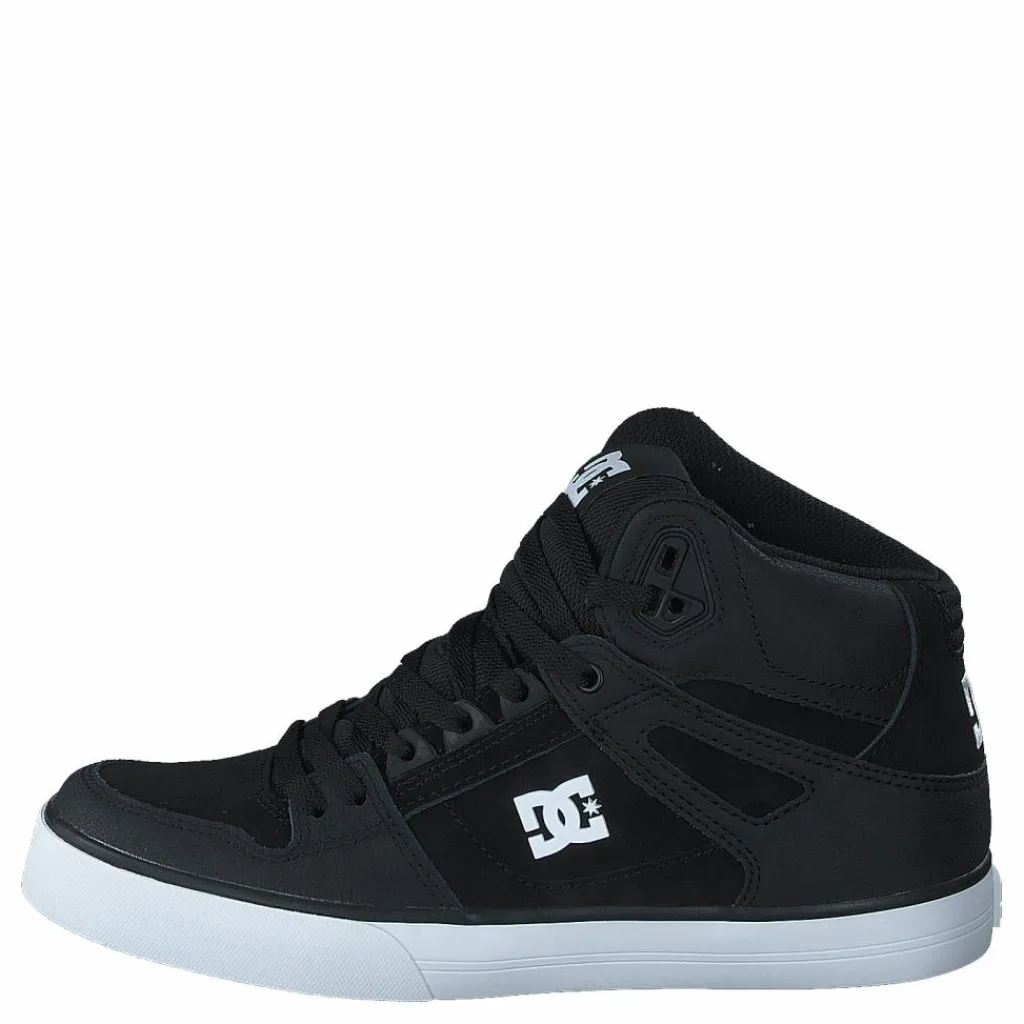 DC Shoes Pure High-top Wc Black/black/white Svart Sale