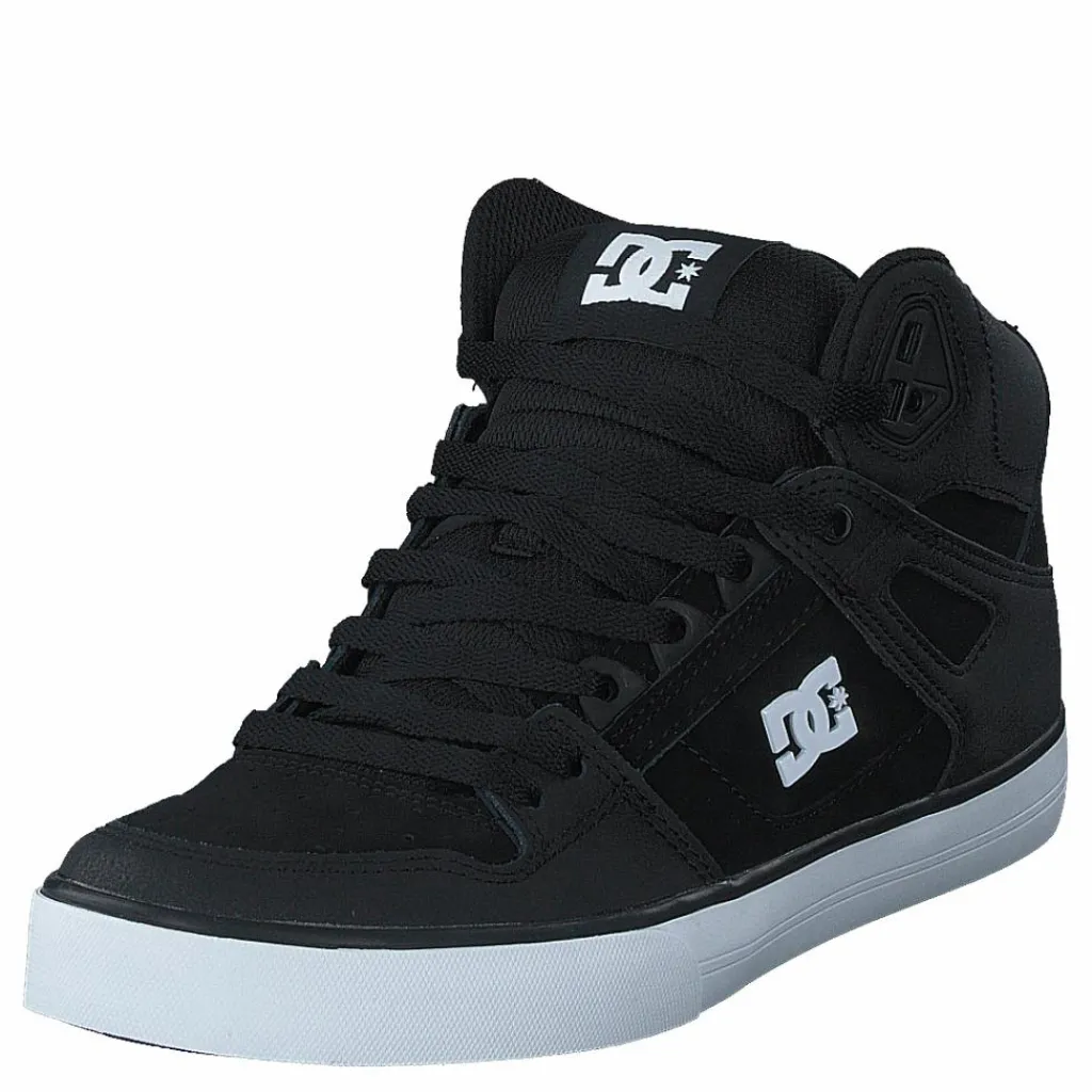 DC Shoes Pure High-top Wc Black/black/white Svart Sale