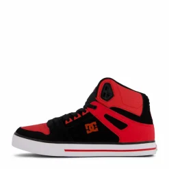 Pure High-top Wc Fiery Red/white/black*DC Shoes Best