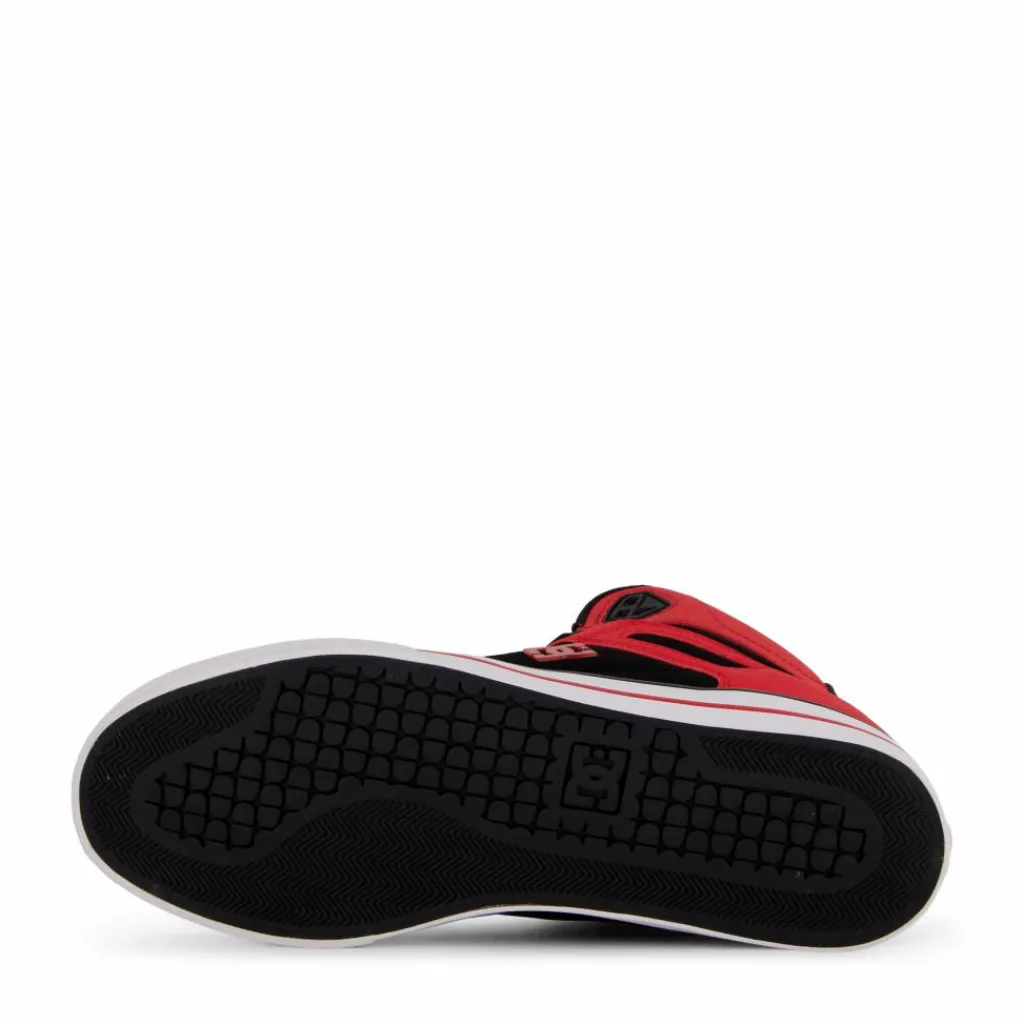 Pure High-top Wc Fiery Red/white/black*DC Shoes Best
