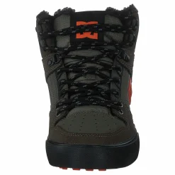Pure High-top Wc Wnt Dusty Olive/orange*DC Shoes Online
