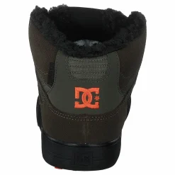 Pure High-top Wc Wnt Dusty Olive/orange*DC Shoes Online