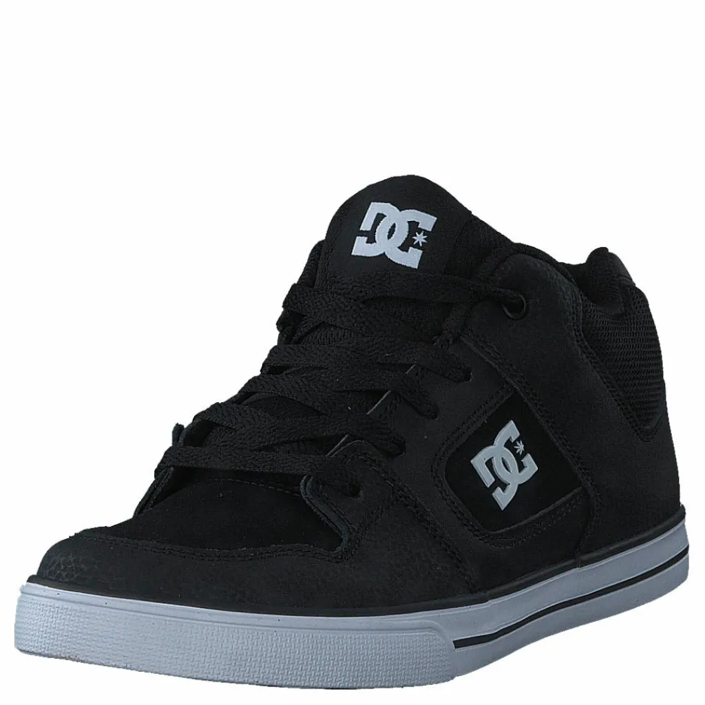 DC Shoes Pure Mid Black/white Svart Online