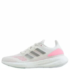 adidas Pureboost 22 Shoes Cloud White / Silver Metallic / Beam Pink Best