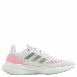 adidas Pureboost 22 Shoes Cloud White / Silver Metallic / Beam Pink Best