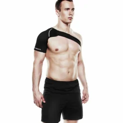 Rehband Qd Shoulder Support Right 3mm Black Svart