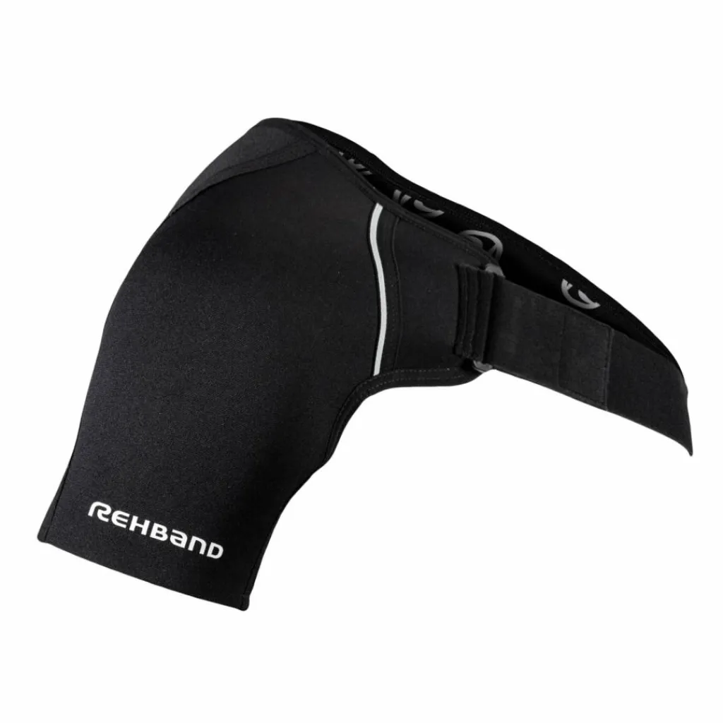 Rehband Qd Shoulder Support Right 3mm Black Svart