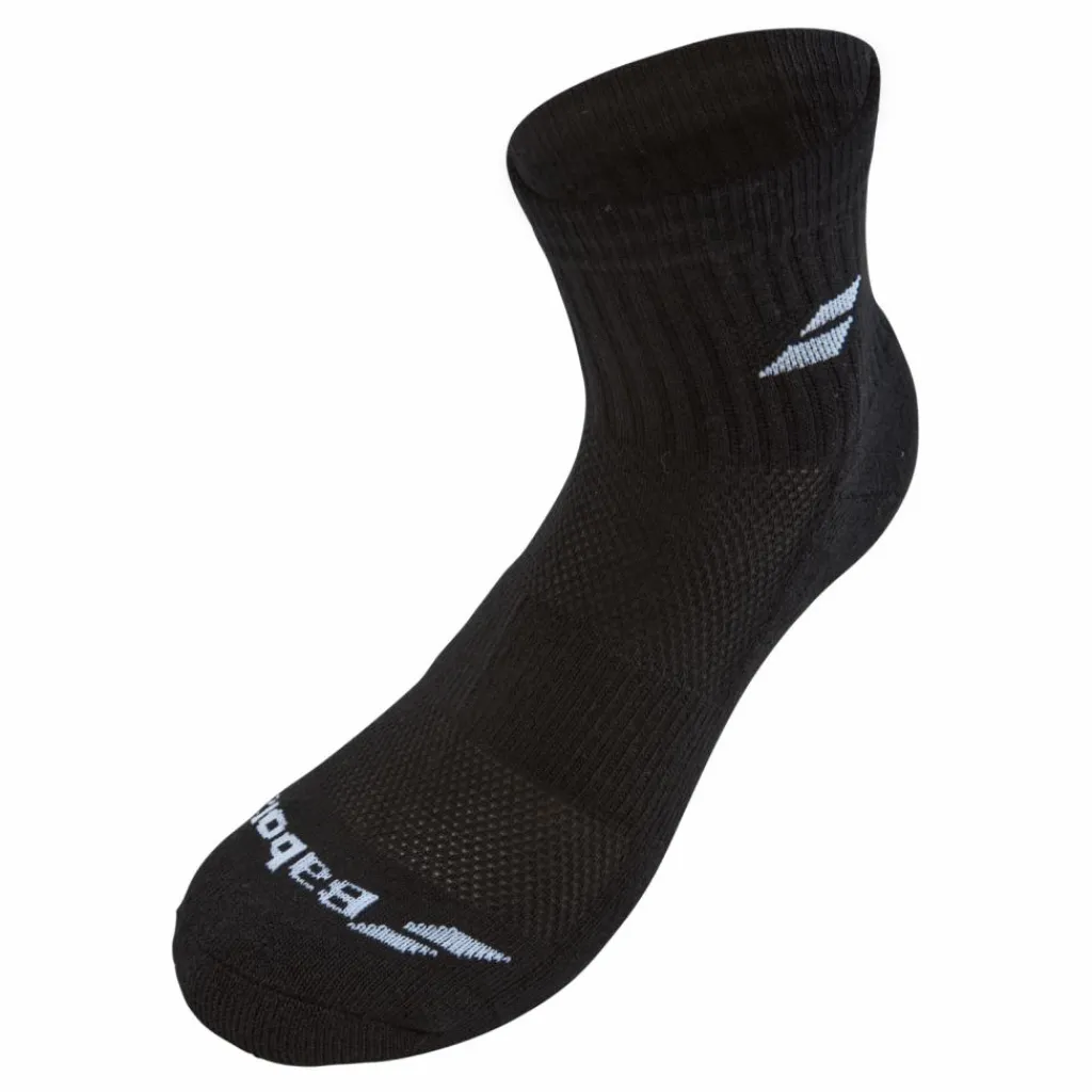 Quarter 3 Pairs Pack Black*Babolat Clearance