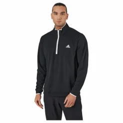 Quarter-Zip Sweatshirt Black*adidas Outlet