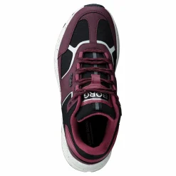 Björn Borg R1300 Mid Blk Spk W Burgundy-black Lila Outlet