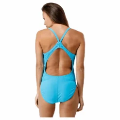 Nike Swim Racerback One Piece Blue Blå Clearance