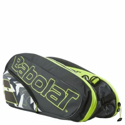 Babolat Racket Holder X 6 Pure Aero Black/yellow Flerfärgad