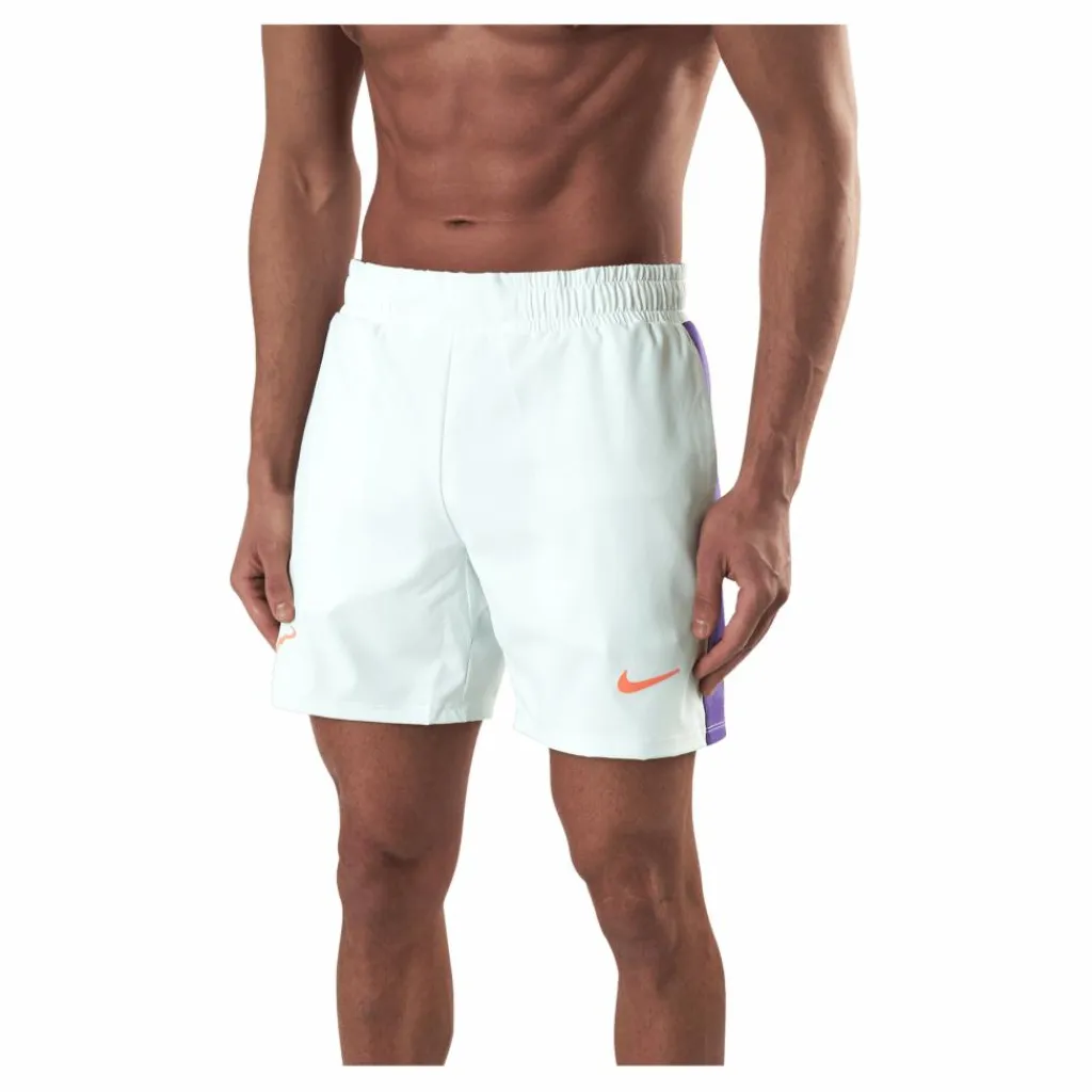 Nike Rafa Court Short 7" Green/Yellow Vit Online