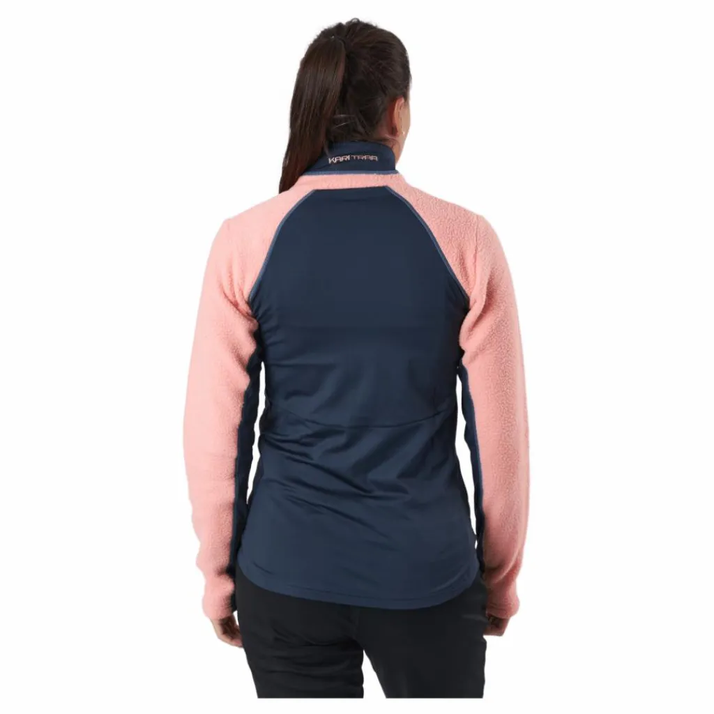 Kari Traa Ragnhild Full Zip Midlayer Silk Rosa