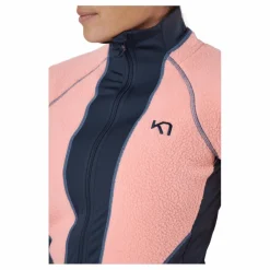 Kari Traa Ragnhild Full Zip Midlayer Silk Rosa