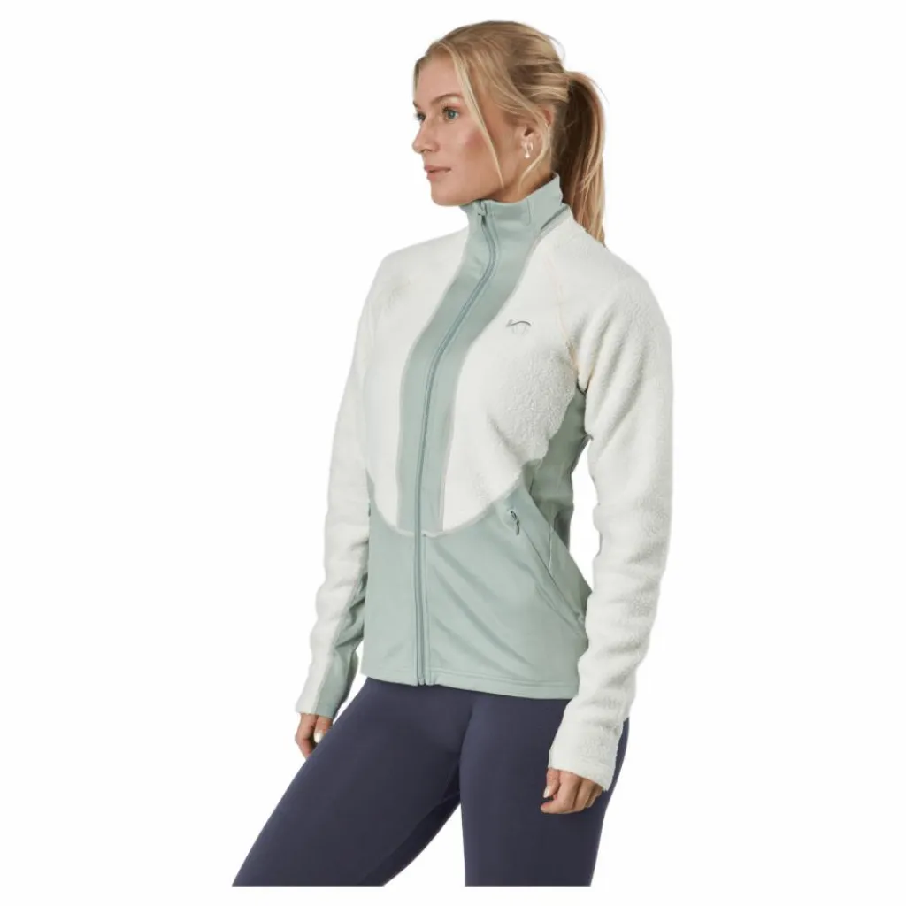 Kari Traa Ragnhild Full Zip Midlayer Nwhite Vit New