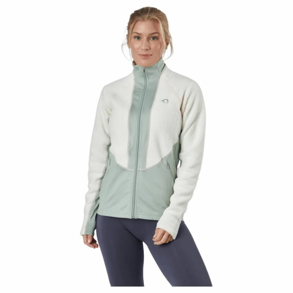 Kari Traa Ragnhild Full Zip Midlayer Nwhite Vit New