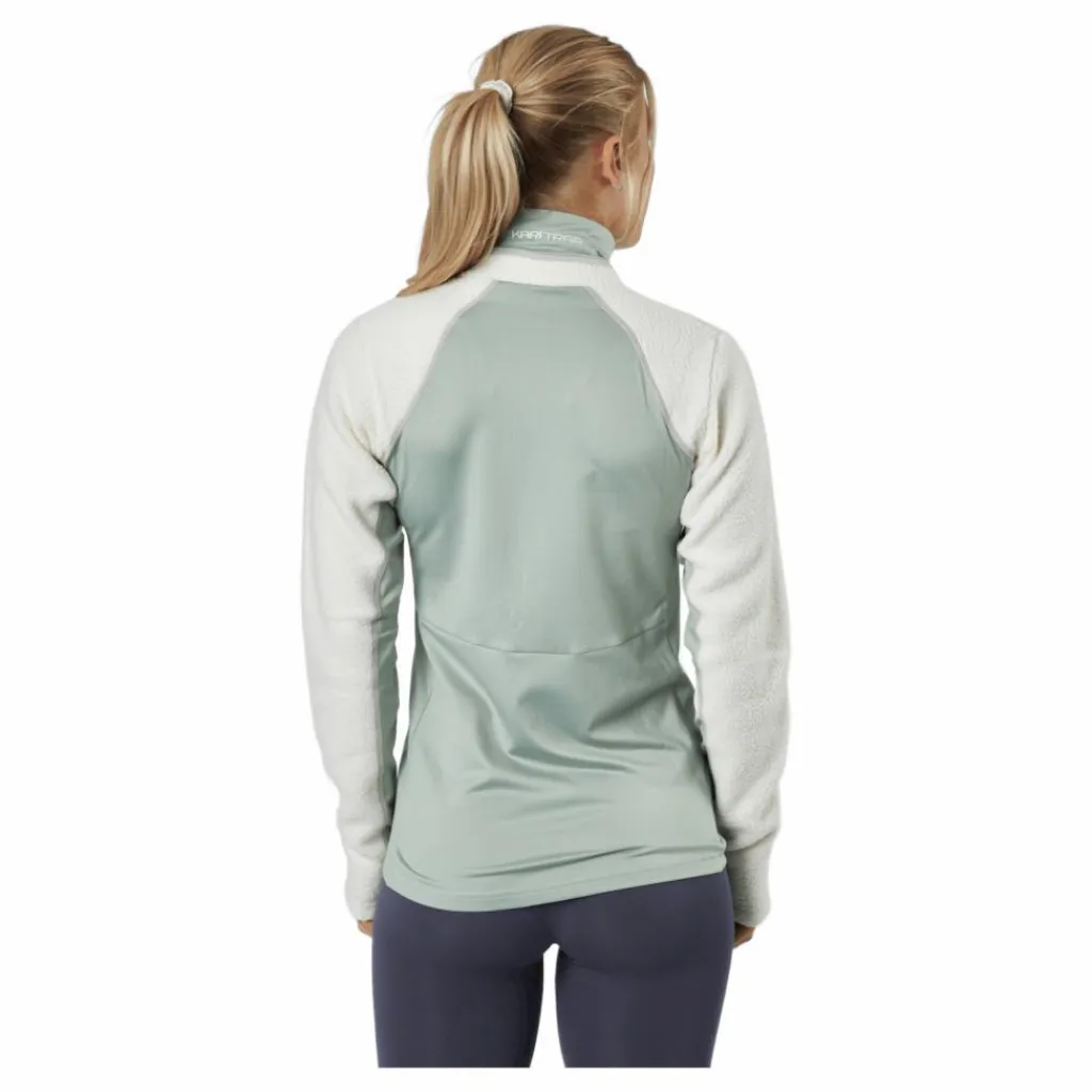 Kari Traa Ragnhild Full Zip Midlayer Nwhite Vit New