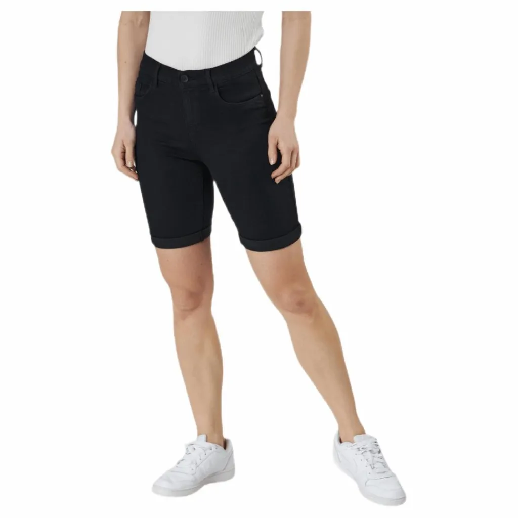 Rain Mid Long Shorts Black*Only