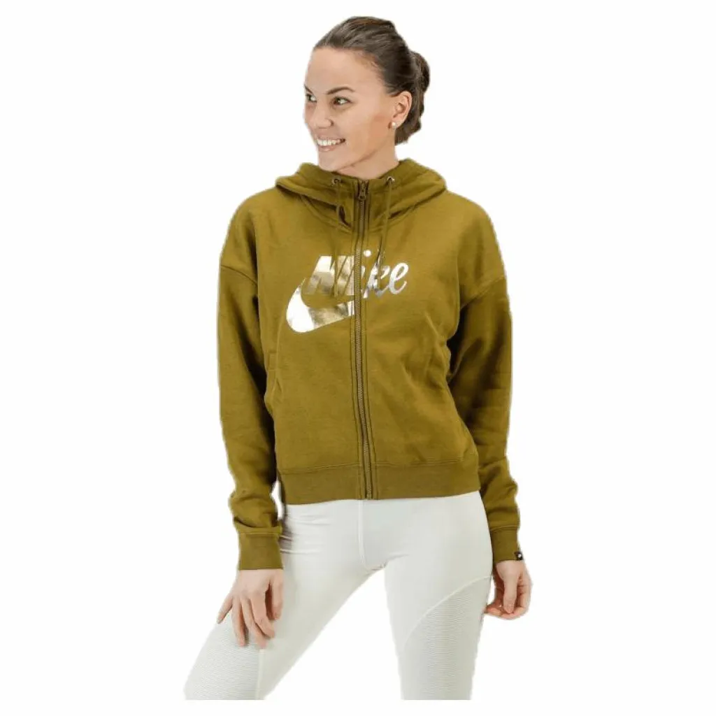 Rally Metallic FZ Hoodie Green*Nike New