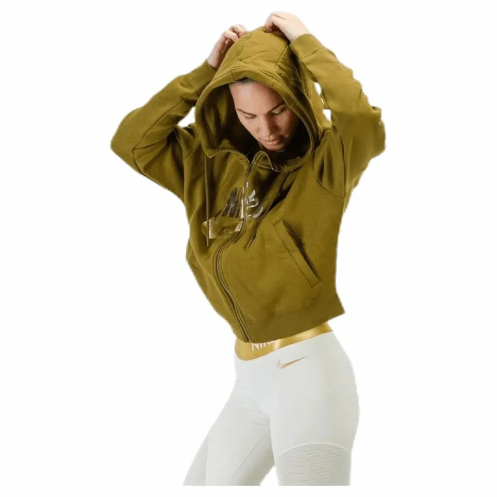 Rally Metallic FZ Hoodie Green*Nike New