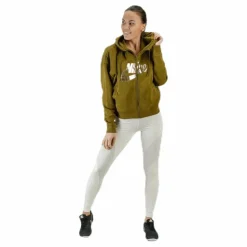 Rally Metallic FZ Hoodie Green*Nike New