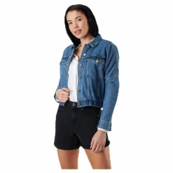 Rave Ls Ela Dnm Jacket Add Blue*Only Outlet