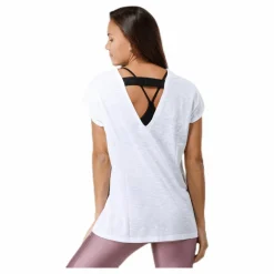 Casall Raw Elastic Tee White Vit