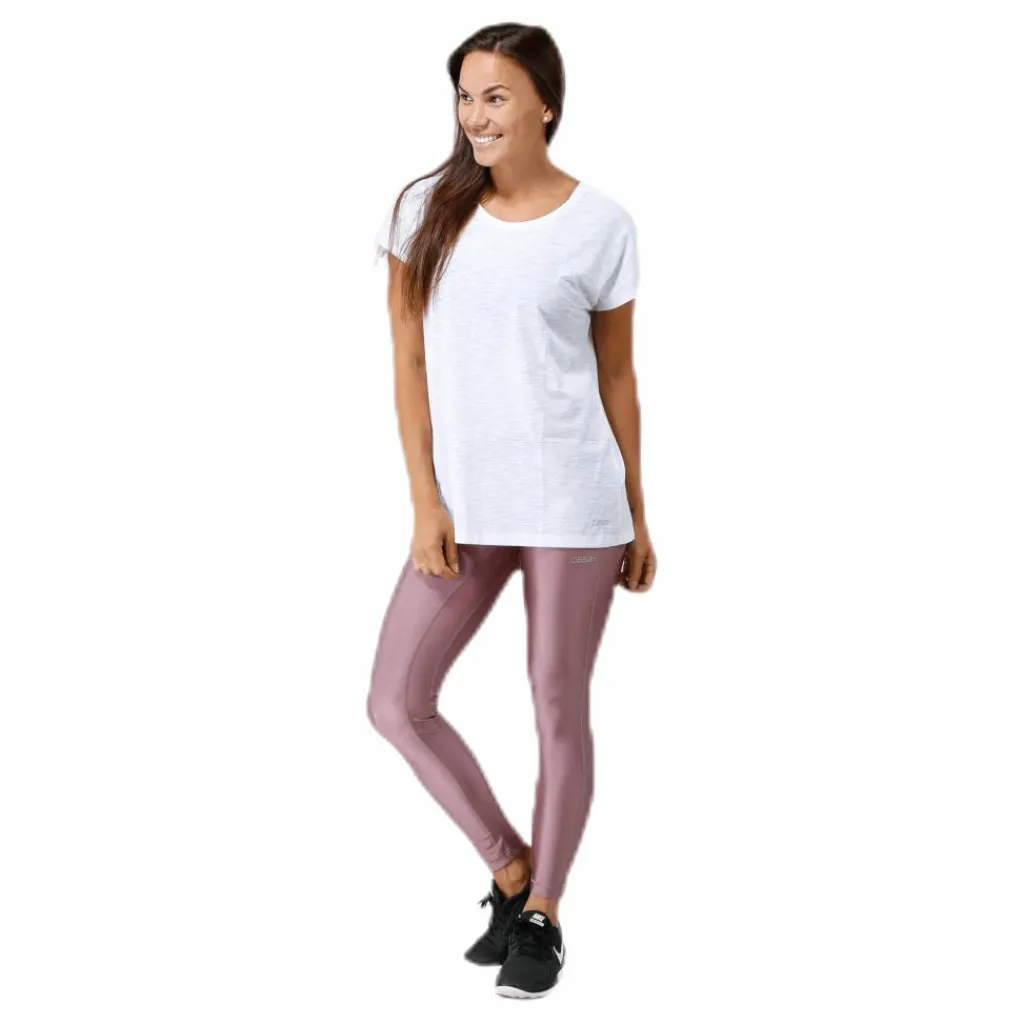 Casall Raw Elastic Tee White Vit