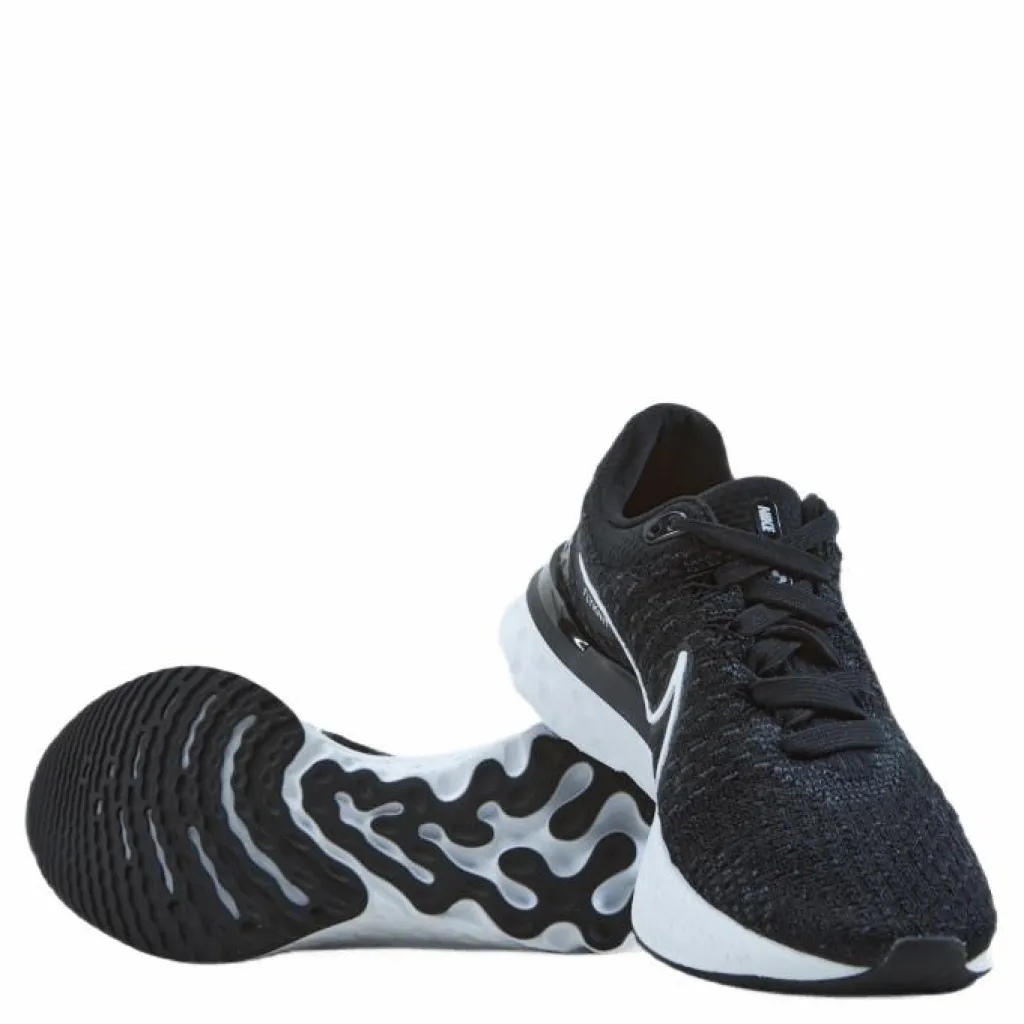React Infinity Run Flyknit 3 Women's Road Running Shoes BLACK/WHITE*Nike Discount
