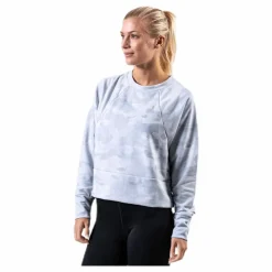 Nike Rebel Dry Crew Patterned/Grey Blå Online