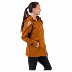 Nike Rebel Slash Fleece Hoodie GRX Brown Brun Best