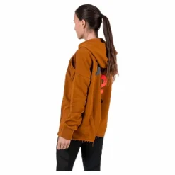 Nike Rebel Slash Fleece Hoodie GRX Brown Brun Best