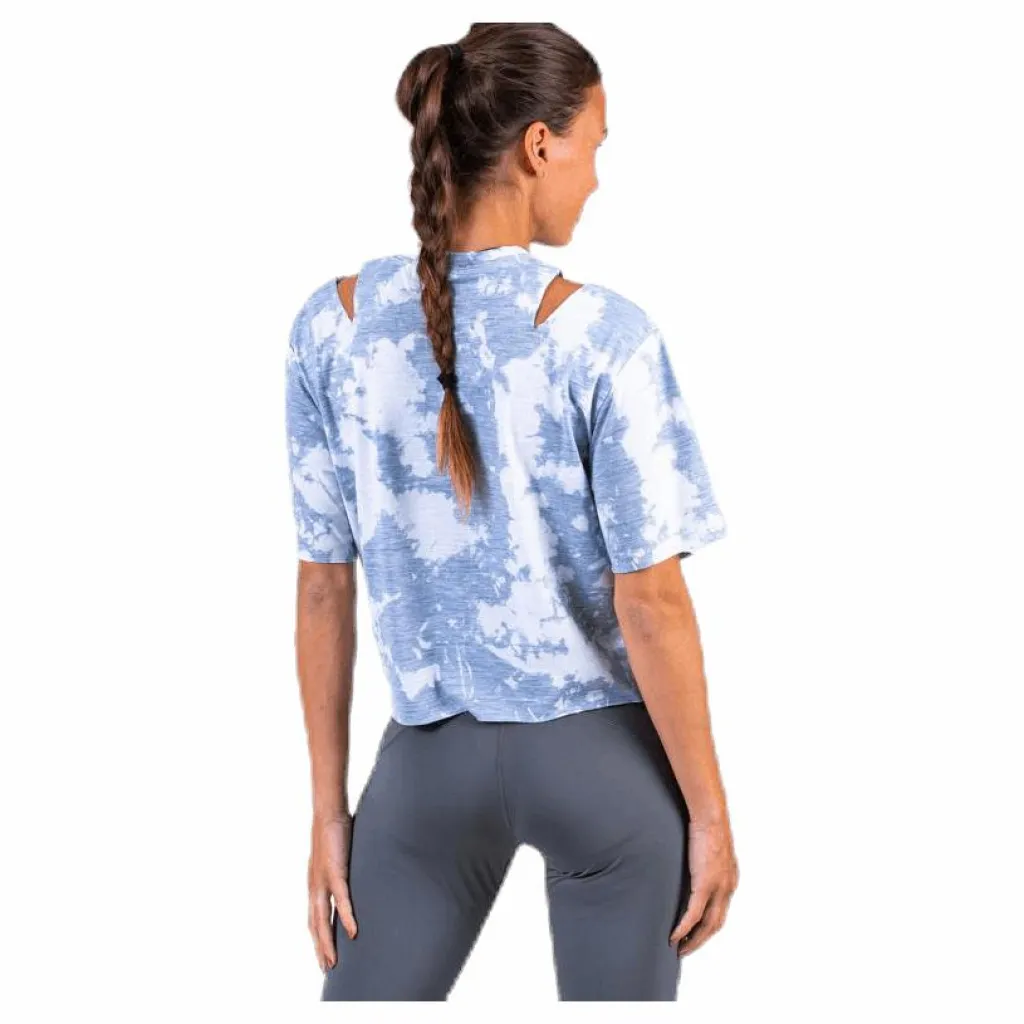 Nike Rebel SS Crop Top White/Grey Flerfärgad New