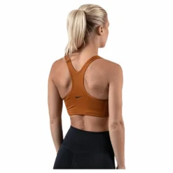 Rebel Swoosh JDI Bra Brown/Red*Nike Sale