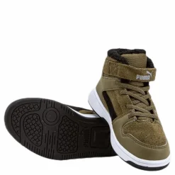 Puma Rebound Layup Fur SD V PS Green Brun Online