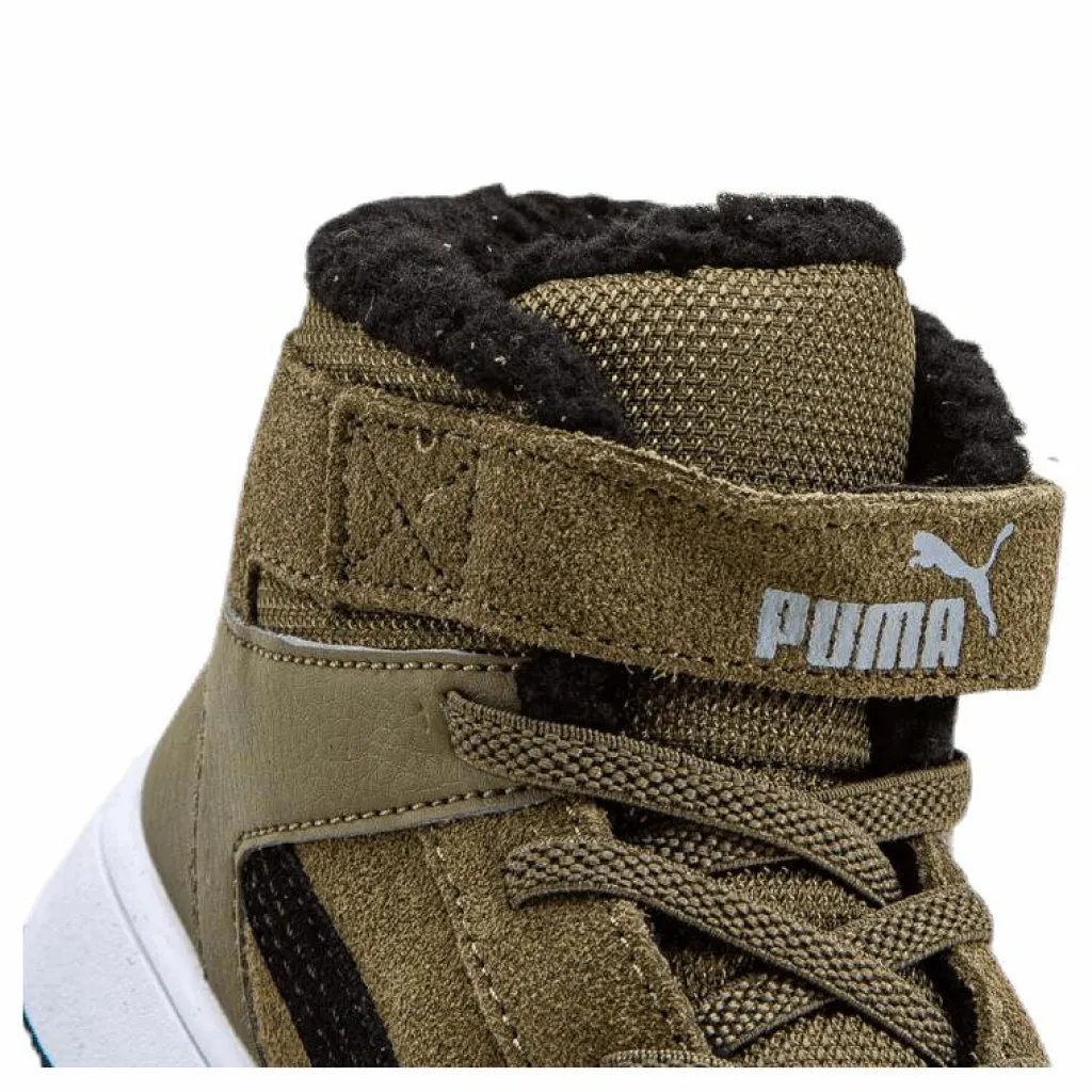 Puma Rebound Layup Fur SD V PS Green Brun Online