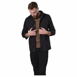 Recruit Overshirt Black*FRONTIER Discount