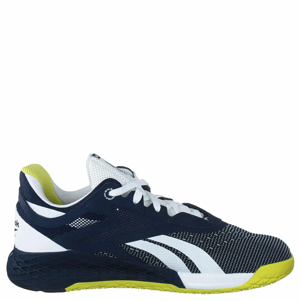 Reebok Nano X Vector Navy/white/chartreuse Blå New