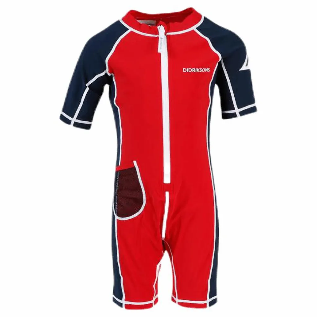 Didriksons Reef UV-Swimming Suit Red Röd Hot