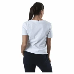 Tommy Hilfiger Sport Regular C-Nk Graphic Tee Ss White Vit Hot