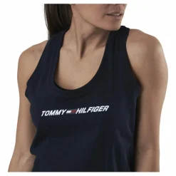 Tommy Hilfiger Sport Regular R-Nk Graphic Tank Blue Blå Online