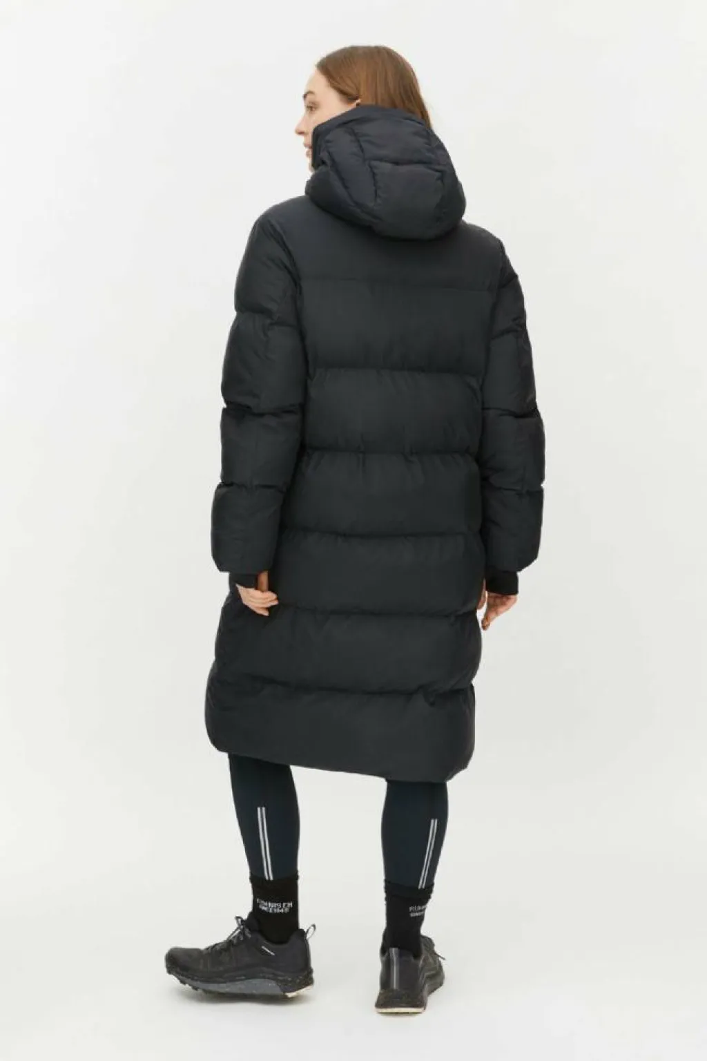 Röhnisch Reign Hood Coat Black Svart Outlet